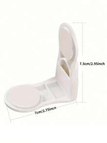 White Refrigerator Lock, ABS Material, No Drilling Required, Easy Installation, Strong Adhesive, Suitable For Drawers, Refrigerators, Washing Machines, Bucket Seats, Cabinets, Wardrobes, Ovens, Trash Cans, Ideal Holiday Gift - Multicolor - View 6