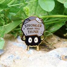 Stronger Than You Think Hard Enamel Pins Fashion Medals Ant Brooch Metal Lapel Pin Badge Backpack Accessories Jewelry Gift - A - 查看 5