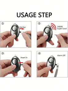 9pcs Women's Self-Defense Keychain Bracelet Set With Personal Alarm And Window Breaker, Self-Defense Keychain Accessories Kit, For Friends Halloween Accessories Teachers Day Christmas Gift Ideas Bag Accessories Lanyards With Id Holder Car Accessories Bag Charms Car Accessories Sister