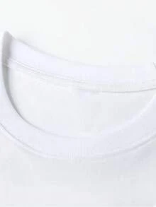 Women's Fun Graphic Round Neck T-Shirt, Casual Short Sleeve, Summer T-Shirt