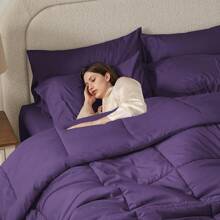 Kids Bedding Accessories - 深紫色網格 - 查看 3