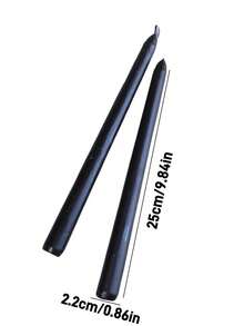 4支/2支装全新创意黑红蜡烛，1支长杆蜡烛（25厘米/9.84英寸），无烟蜡烛，节日、庆典、派对装饰蜡烛，情人节装饰蜡烛，家居装饰蜡烛，客厅、户外，氛围营造蜡烛，黑红滴血蜡烛，房间装饰，蜡烛，礼品，香薰蜡烛，家居装饰，2支教堂滴血长杆蜡烛（20厘米/7.87英寸） - 彩色 - 查看 8