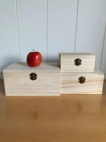 Caja conmemorativa de boda personalizada, caja de regalo con el nombre de la pareja, caja de recuerdos de boda, caja de memoria de madera personalizada, regalo de Sr. y Sra., caja conmemorativa de aniversario, caja de recuerdos grabada - Multicolor - Ver 7