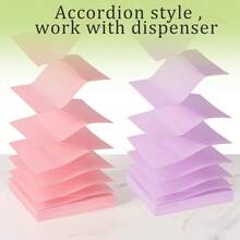 3x3 Inch Pop-Up Sticky Notes, 6pcs Candy Color Note Pads, 50 Sheets Per Pad, 1/6/12 Pads, Total 50/300/600 Sheets, Individually Packaged, Easy To Stick, Suitable For Home, Office, Notebooks - Multicolor - View 5