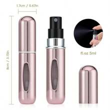 Perfume Bottle 4pcs 5ml Portable Refillable Perfume Atomizer Spray Bottle Fragrance Pump With Travel Case - 彩色 - 查看 4