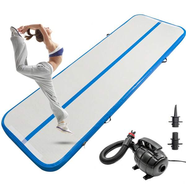 Air Floor Mat 10ft Tumbling Mat Inflatable Gymnastics Mat Thick With Pump For Youth/Adults
