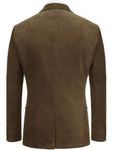 Mens Corduroy Jackets Two Button Casual Sports CoatChristmas 3ZEG - cà phê - Xem 3