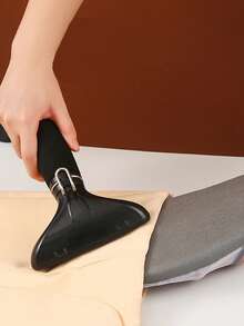 家用手持防烫熨衣板，衣服熨衣板挂烫机，海绵隔热手套，耐热熨烫垫，保护双手免于烫伤，操作简便，涤纶网垫，蒸汽熨斗防护布，适用于衣物和表面，易于清洁 - 彩色 - 查看 5