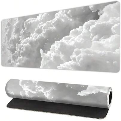 Cloud Pattern Minimalist Mouse Pad, Suitable For Office Use Gaming Mouse Pad