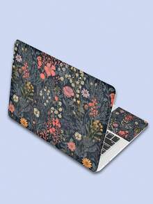 A Set Of 15-Inch Laptop Skin With Flower Pattern For Laptops, MacBooks,HP