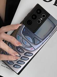 Simple Classic Retro Nokia Phone Nostalgic Must-Have Print Black Phone Case For Phone 16 PRO MAX/11/12/13/14/15/15 Pro/15 Plus/15 Pro Max/X/XS Max/XR/11 Pro/12 Pro/13 Pro/14 Pro/12 Mini/1 - màu đen - Xem 2