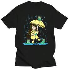 T Asui Tsuyu Froppy Anime Boku Hero Academy Academia Manga My Adorable Mens Clothing Fargo - Lester Nygaard T Shir Harajuku - 黑色 - 查看 1