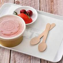 10pcs/50pcs/100pcs, Dinner Spoons, Dessert Spoons, Ice Cream Spoons, Soup Spoons, High-Quality And Durable, Suitable For Garden Parties, Summer Events, Catering, Takeout – High-Quality Disposable Tableware, Event Tableware, Simple Spoon Design, - Multicolor - View 5