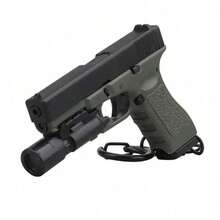 G17 1: 4 Models Tactical Pistol Shape Keychain Mini Portable Decorations Gun Keyring Gift