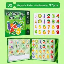 Number Letter Magnetic Puzzle, Number Letter Cognitive Piece, Magnetic Sticker, Children's Puzzle Toy, Early Education Learning Toy, Children's Early Education Magnetic Case Letter Matching Puzzle Board, Puzzle Toy, Number Learning Card, Puzzle Enlightenment Teaching Tool, Magnetic 26 Shape Letter Teaching Tool, Cognitive Magnetic Sticker, Refrigerator Sticker, Children's English Learning Early Education Puzzle Toy