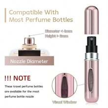 Perfume Bottle 4pcs 5ml Portable Refillable Perfume Atomizer Spray Bottle Fragrance Pump With Travel Case - 彩色 - 查看 10