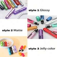 1pc 5ML Empty Perfume Spray Bottle,Perfume Bottle Refillable Perfume Atomizer Bottle, Mini Spray Bottles, Small Pocket Perfume Bottle, Scent Pump Case, Portable Empty Perfume Container For Travel School Or Party Travel Essentials School Supplies Holiday Camping Holiday Essentials Vacation Accessories Perfume For Women Perfume For Men Beach,For Holiday Beach, Bathroom Collection, Bedroom Collection, Large Capacity Perfume Refillable Bottle - 彩色 - 查看 6