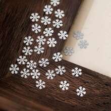 150 pezzi Mini fiocchi di neve in metallo, ciondoli e decorazioni natalizie bianche ottagonali da 0,51 cm, decorazioni per unghie fai-da-te, abbellimenti per scrapbooking, progetti artigianali per le vacanze, decorazioni per feste a tema, materiali per artigianato invernale, Natale, stagione festiva - Ciondoli fiocchi di neve in blocco per decorazioni per la casa, confezioni regalo, decorazioni per l'albero, matrimoni, aule, feste in ufficio, lavoretti per bambini, piccole decorazioni a forma di fiocco di neve, forniture per artigianato in metallo, accessori fai-da-te stagionali