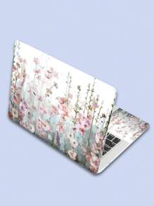 A Set Of 15-Inch Laptop Skin With Flower Pattern For Laptops, MacBooks,HP
