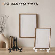 Acrylic Easel Display Stands, Baseball Card Stand Easels Stand Display Stand Plate Holder For Card Easel Photo Frame Desktop - Black 12pcs - View 5