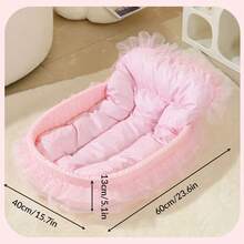 Cat Bed For Indoor Cats, Dog Bed, Soft And Washable Pet Bed For Puppy And Kitten, Pet Bed For Small Cats And Small Dogs Up To 6kg - Multicolor - View 9