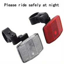 Mountain Bikes Have Reflective Safety Warnings Before And After Nighttime Driving, With Pure Physical Reflection That Does Not Require Power Supply And Is Easy To Install