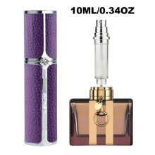 1 件奢华优雅便携式迷你可填充雾化器，底部填充设计，香水喷雾瓶，旅行香水瓶可填充，您的旅行和商务必需品