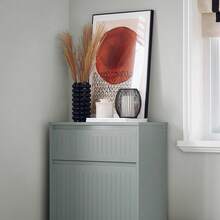 SoBuy Shoe Cabinet FSR165-W - 灰色 - 查看 6