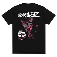 Music Band Gorillazs Punk Rock Fashion Printed Tshirt 90s Retro Casual Fashion Short Sleeved Plus SizeTshirt Suitable For Women