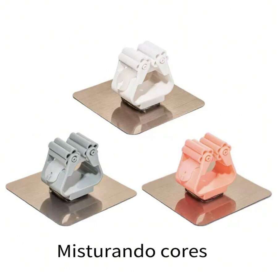 1/2/3 Pack Mop And Broom Holder, Wall Mount, Heavy Duty Kitchen, Bathroom, Handle - 彩色 - 查看 1