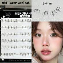 Lông mi giả HERORANGE Butterfly Dream Series liền mạch, keo dán vô hình siêu dính, mi dưới rõ nét, mi trên tự nhiên và trong suốt, mềm mại và nhẹ, không cần keo dán, uốn cong chữ C, phân đoạn, dày và bồng bềnh, nối mi thật, thoải mái khi đeo hàng ngày, khuyên dùng cho người mới bắt đầu, chiều dài 11-16mm Cụm mi, cụm mi, lông mi riêng lẻ, lông mi, lông mi giả - màu đen - Xem 15