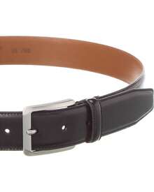 Bruno Magli Dante Leather Belt - Black - View 3