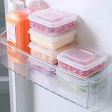 2 Pack Sliced Cheese Container For Fridge, Clear Plastic Butter Block Cheese Slice Storage Box With Flip Lid For Refrigerator Food Vegetable - 2PCS - View 8