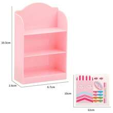 1pc 7-Color Mini Shelf, Mini Display Rack, Mini Snack Storage Rack, Realistic Supermarket Shelf Model, Supermarket Shelf Model, Decorative Ornament, Miniature Model, Dollhouse Accessory, Photography Prop - Multicolor - View 20