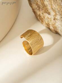 3 件不锈钢复古花卉和几何设计戒指，适合女性，日常佩戴，情人节、母亲节礼物