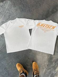 That Great Gretsch Sound! With Winged Steer Head Symbolizes Bold Spirit Musical Heritage On This Classic Fit Tshirt 220g - trắng - Xem 1