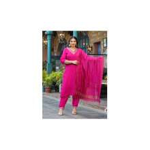 Plus Size Rani Pink Salwar Suit UK Next Day - Multicolor - View 6