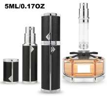 1 件奢华优雅便携式迷你可填充雾化器，底部填充设计，香水喷雾瓶，旅行香水瓶可填充，您的旅行和商务必需品