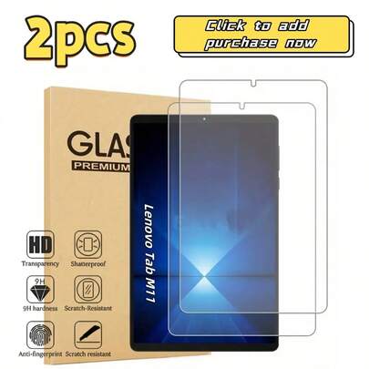 2pcs Tempered Glass Screen Protector For Tab P11/P12/M7/M9/M10/M11/K10 10.3/Color Pad 10/Pad 2/ Pad 2 Tablet Series, Easy Installation, HD, Bubble-Free, Scratch-Resistant, Shockproof. This Tempered Glass Screen Protector Is A Must-Have For Daily Protection, Office, And Home Use Of Tablet Computers, Waterproof, Anti-Shock, And Fingerprint-Resistant, Full Coverage.