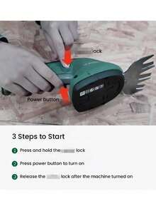 Bosch EasyShear Cordless Electric Hedge Trimmer, Garden Power Tool, Lawn And Garden Shears, Home Hedge Cutter - Green - View 7