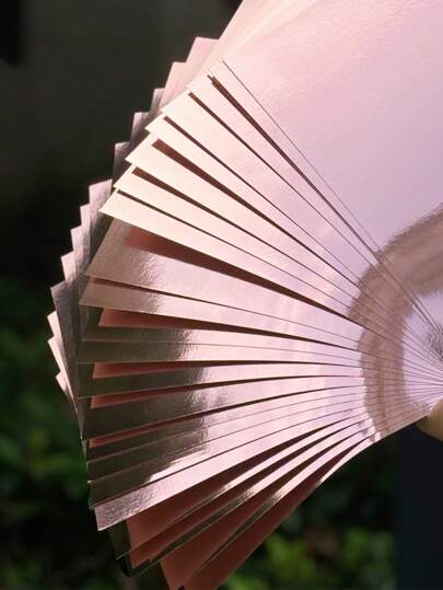 12pcs Rose Gold Mirror Cardstock/A4 Size-250gsm-8.27*11.69 Inches/Suitable For DIY Art Projects-Scrapbooking-Postcards-Invitations-Back To School-Halloween-Christmas-DIY Crafts