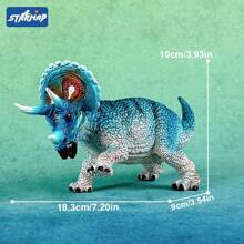 [Tem certificado infantil] Brinquedo modelo de dinossauro realista, estatueta de animal selvagem, brinquedo sensorial e presente de festa, adequado para decoração de quarto de crianças ou meninas e meninos