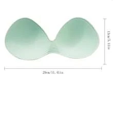 3pcs Breathable Seamless Bra Pads, Suitable For Yoga Tops, Sports Bras, Chest Wraps