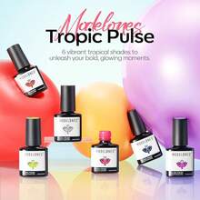 Cat Eye Gel Nail Polish Set, 6 Colors 9D Glassy Cat Eye Glitter Gel Polish Black Red Purple Blue Silver Brown Nail Polish All Seasons With Magnet Soak Off Led DIY Salon Gift-842643 - AA3TropicalVibe - 查看 10