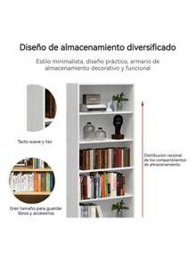 Librero De Suelo Para Almacenamiento Uso Doméstico 6 Niveles