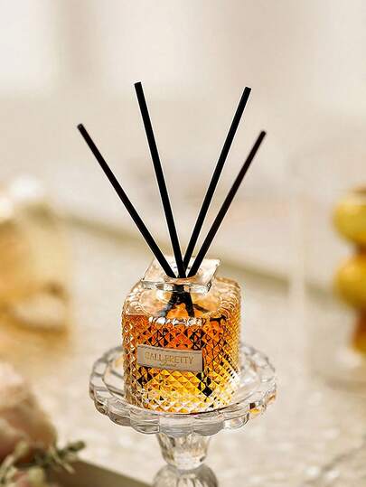 1 frasco de aromaterapia de lavanda com palheta de vidro, aromaterapia Travel Memory Series de 1,69 oz, perfume doméstico, adequado para quarto, sala de estar, banheiro, durável, muito adequado para Natal, Halloween, temporada de formatura, Ação de Graças, Dia dos Namorados.