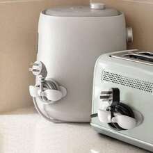 6 Pieces Magnetic Cable Clamp For Desktop Management, Smooth And Adjustable Cable Clamp, Wire Holder Storage Rack, Suitable For Home Office Desk, Mobile Phone, Car Wall, Desktop, Bedside Table Back To School Cable Management Cable Managment Cable Management Under Desk Desk With Cable Management Cord Organization Cable Management Box