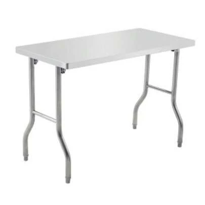 Huisuilinss Commercial Worktable,Folding Stainless Steel Kitchen Prep Table,Heavy-Duty Folding Prep Table For Restaurant Kitchen Home And Hotel