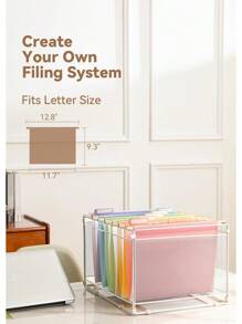 Plastic Hanging File Folders, Letter Size, 12 Pack Pastel Hanging Folders, With Insertable 1/5-Cut Tabs For Filing Cabinets2025 - 1 - 查看 6