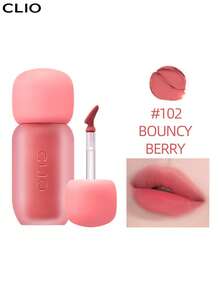 Clio 3g K-Beauty 豐唇唇彩，保濕液態唇膏，亮澤妝效，輕盈可疊擦，玻璃般光澤，平滑滋養，持久顯色，鮮明色調，透明光澤，保濕，日常妝容 - #102 BOUNCY BERRY - 查看 4